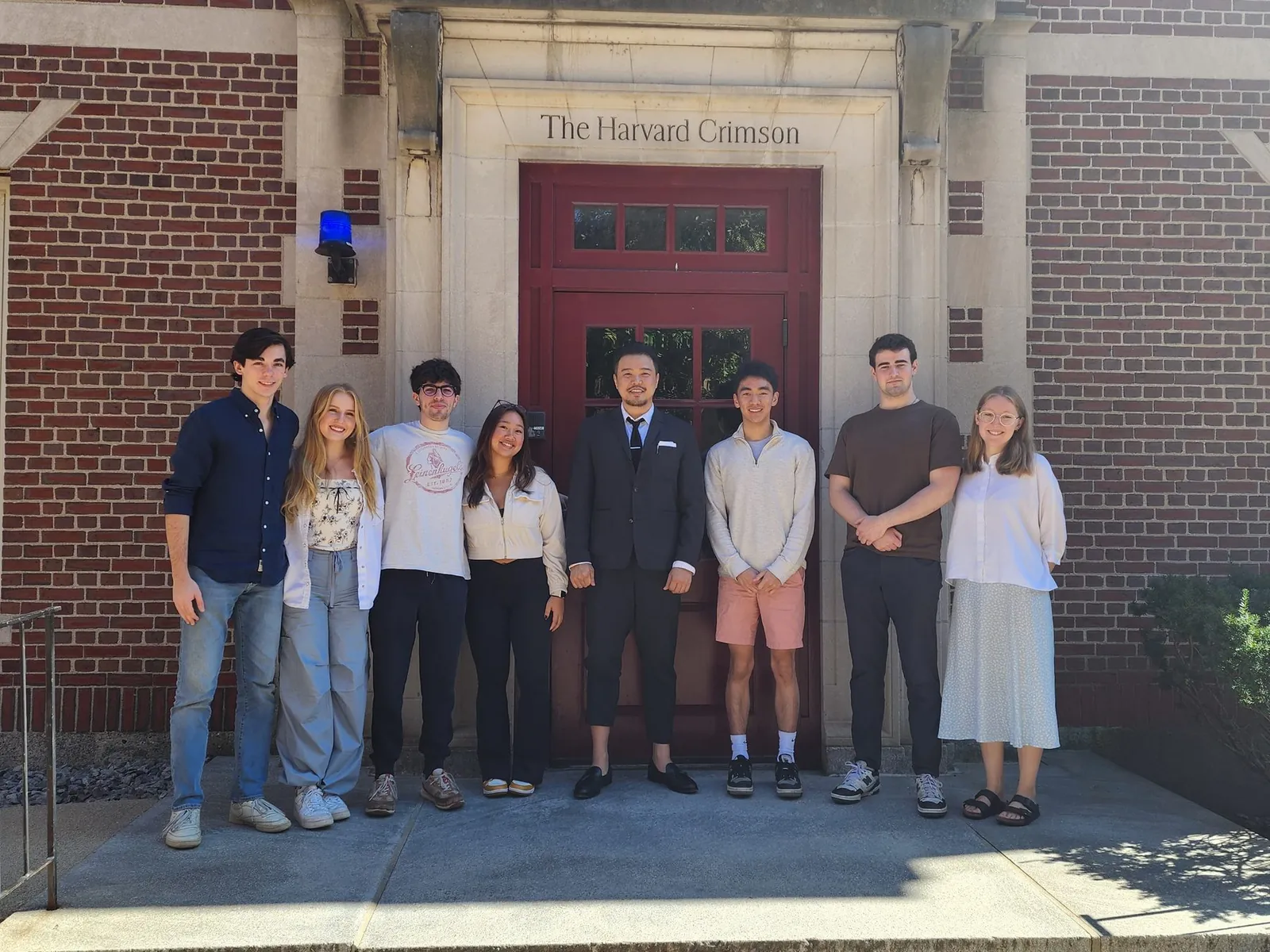 2023년 10월 케임브리지 The Harvard Crimson 사옥 앞